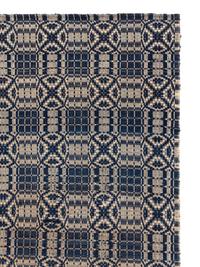Three Cotton and Wool Jacquard Coverlets