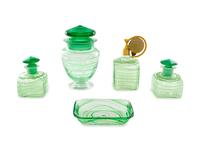 A Five Piece Dresser Set