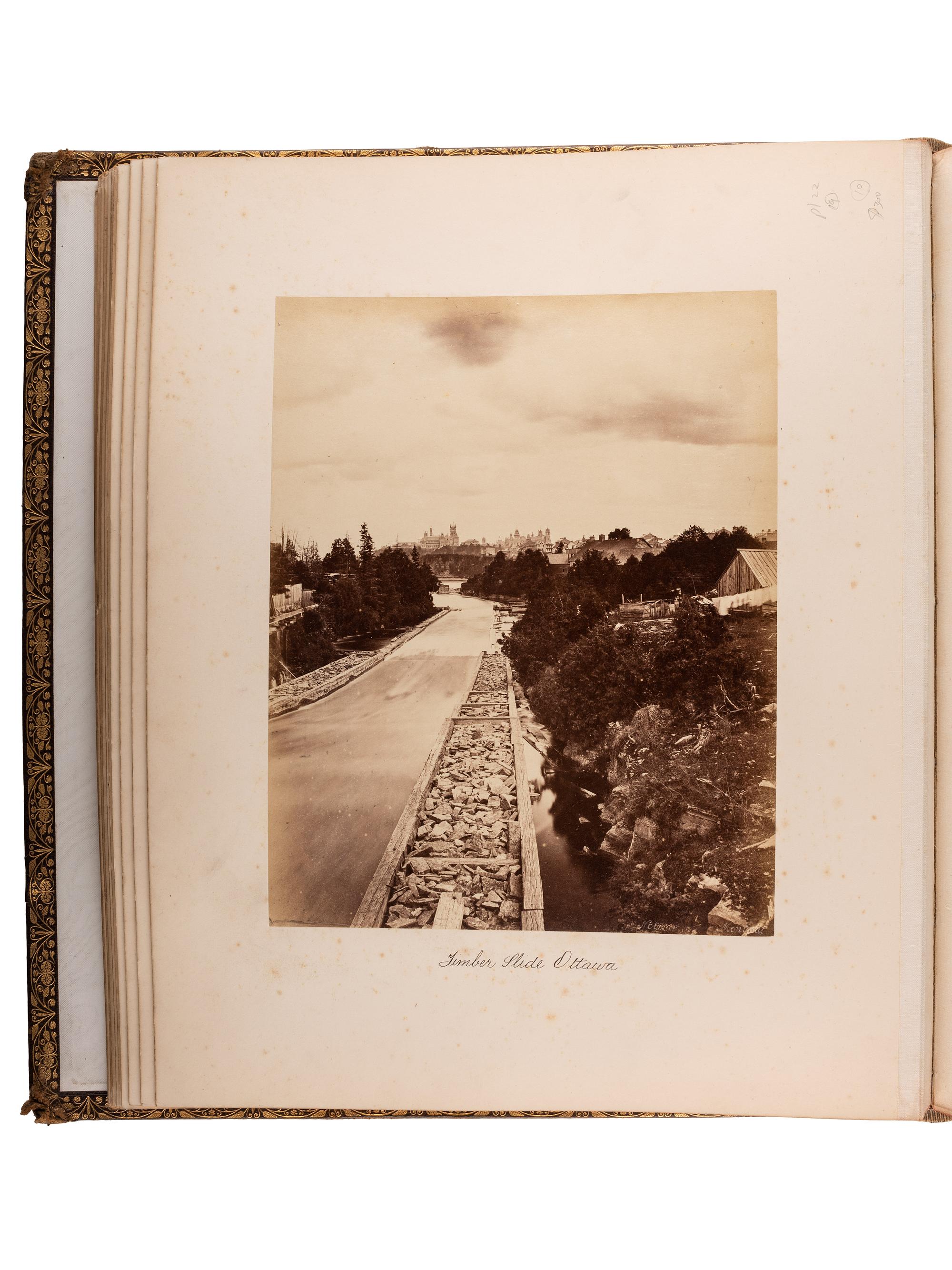 [EARLY PHOTOGRAPHY]. NOTMAN, William (1826-1891) & John A. FRASER (1838-1898), photographers. Canadian Scenery . Toronto: Notman & Fraser, [ca 1876?].
