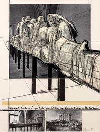 Wrapped Statues (Project for 'Der Glyptotek-München', West Germany) Aegina Temple, from Games of the XXIVth Olympiad Seoul