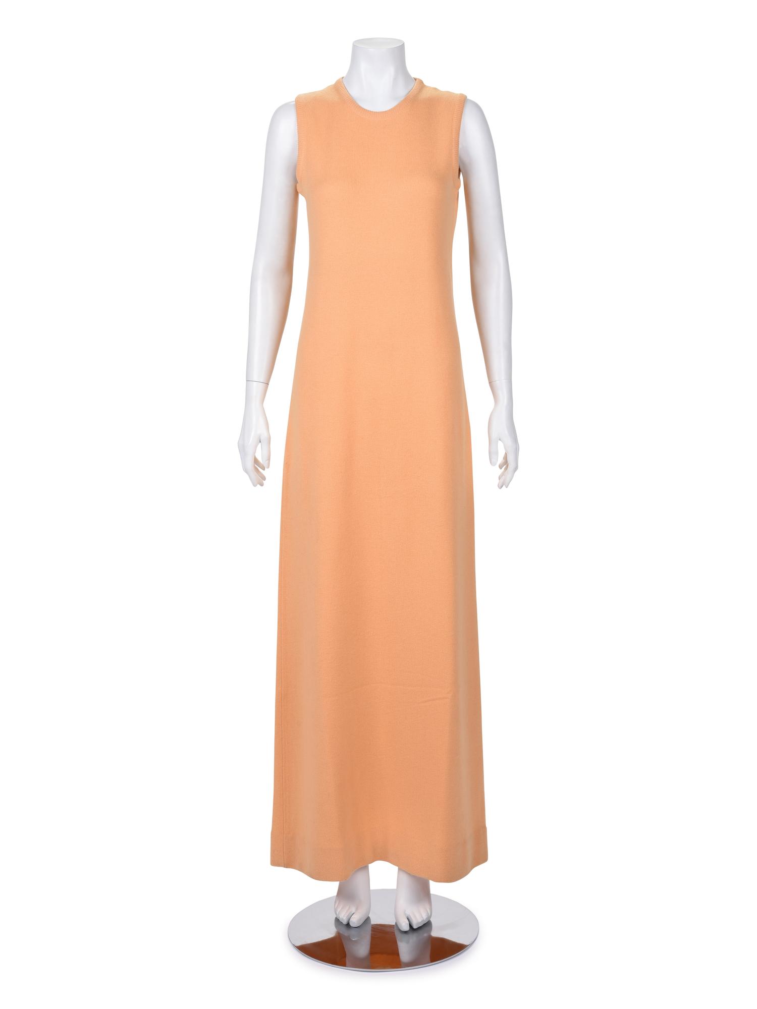 Halston Cashmere Knit Two Piece Dress Ensemble, 1970s