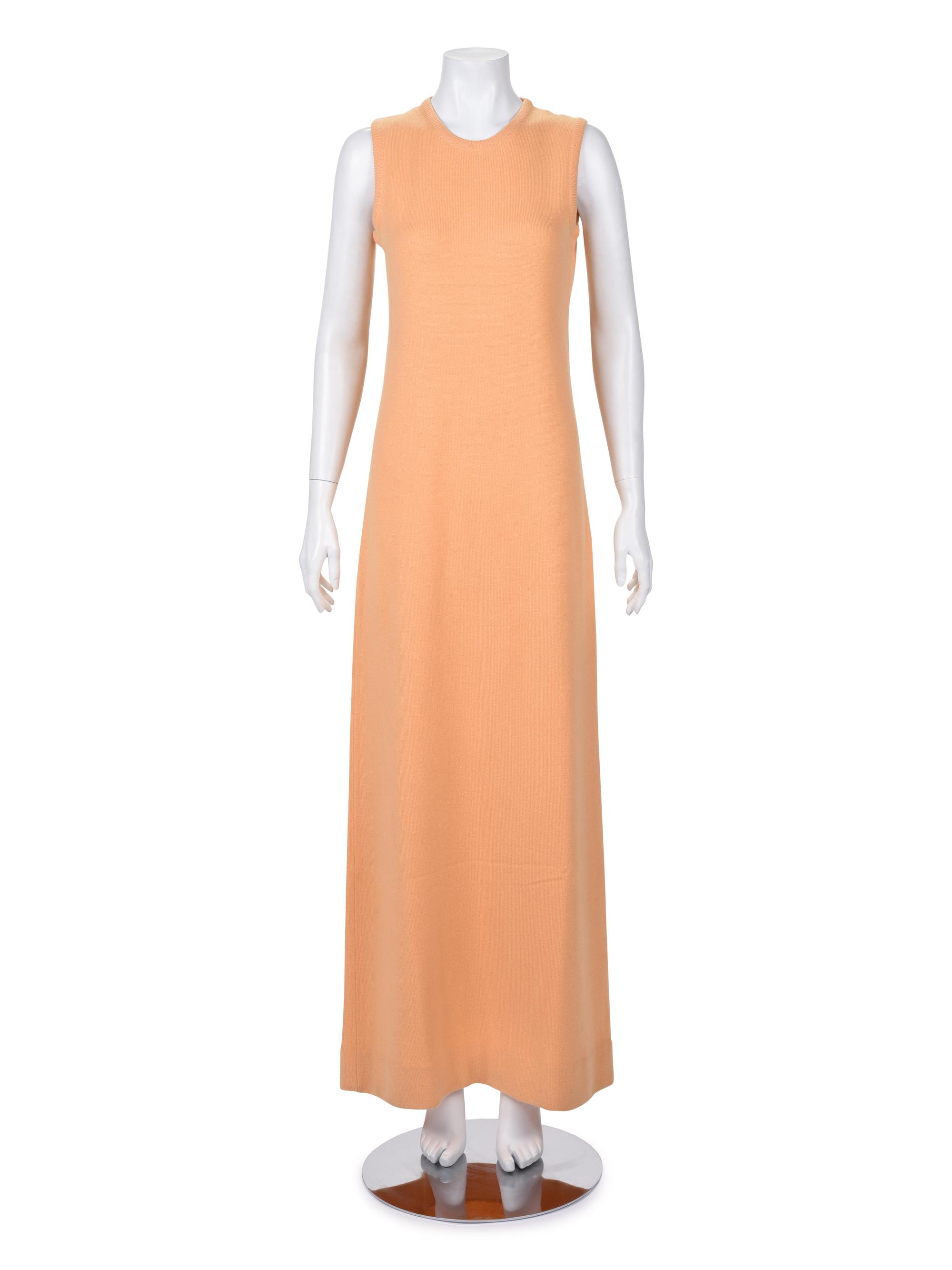 Halston Cashmere Knit Two Piece Dress Ensemble, 1970s