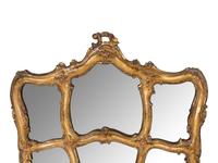 A Venetian Polychrome Painted Mirror