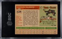 A 1955 Topps Harmon Killebrew Rookie Baseball Card No. 124 (SGC 4.5 VG/EX+)