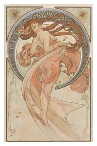 Alphonse Mucha, (Czech, 1860-1939), La danse (from Les arts), 1898