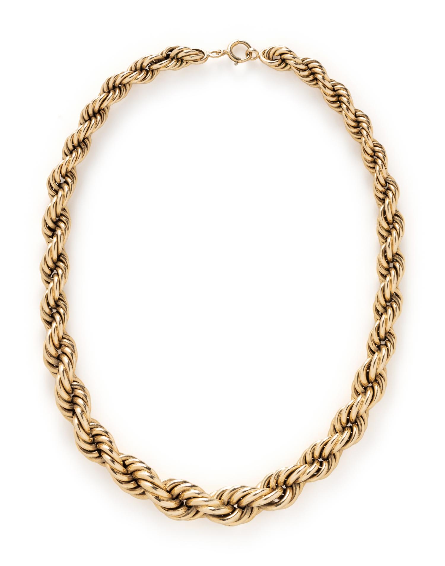 YELLOW GOLD NECKLACE