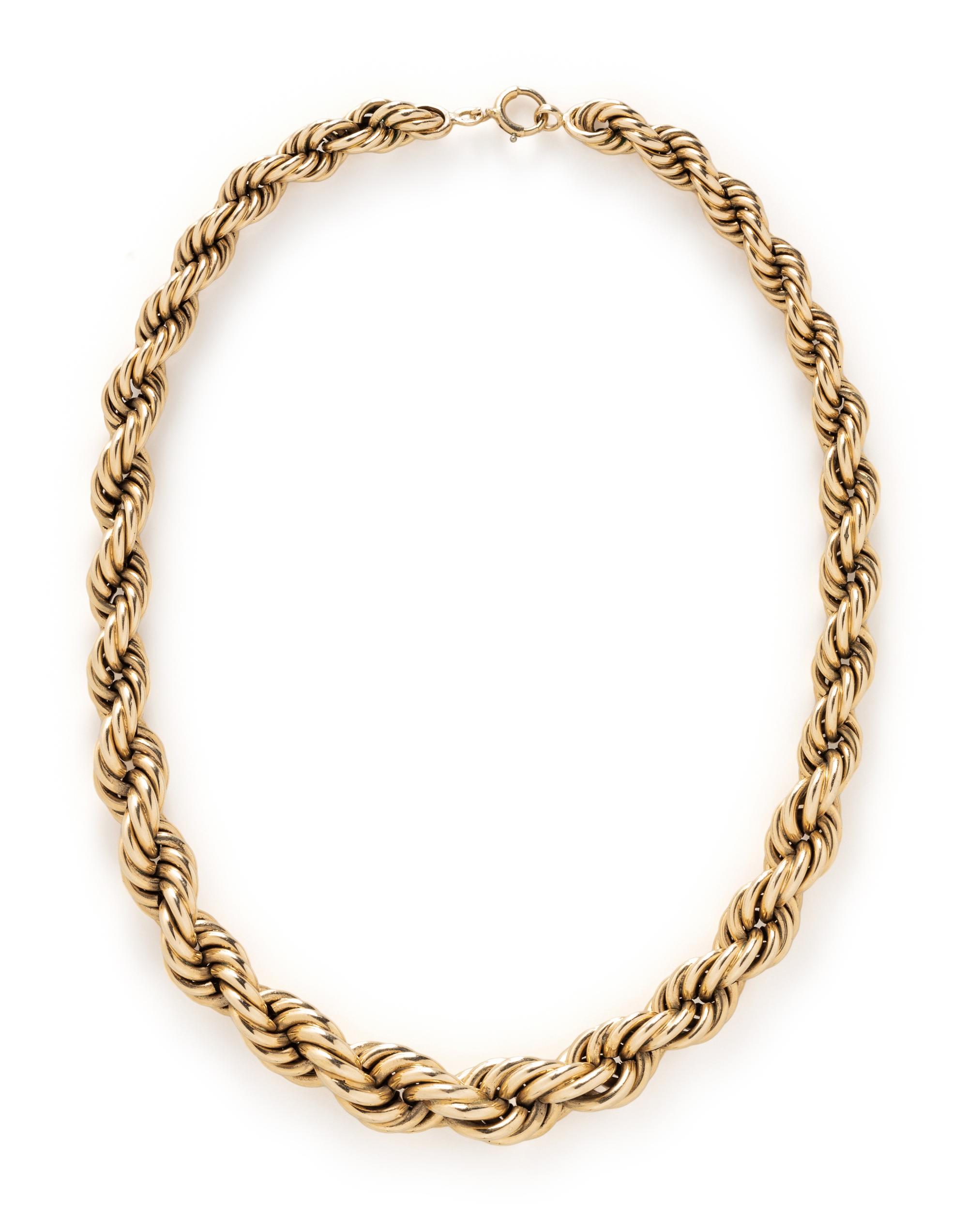 YELLOW GOLD NECKLACE