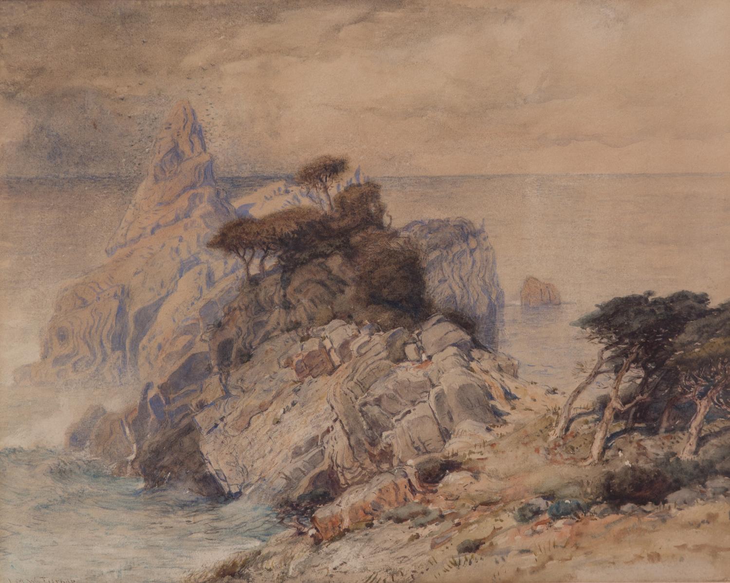 Attributed to Joseph Mallord William Turner, (British, 1775-1851), Untitled, together with another drawing on paper