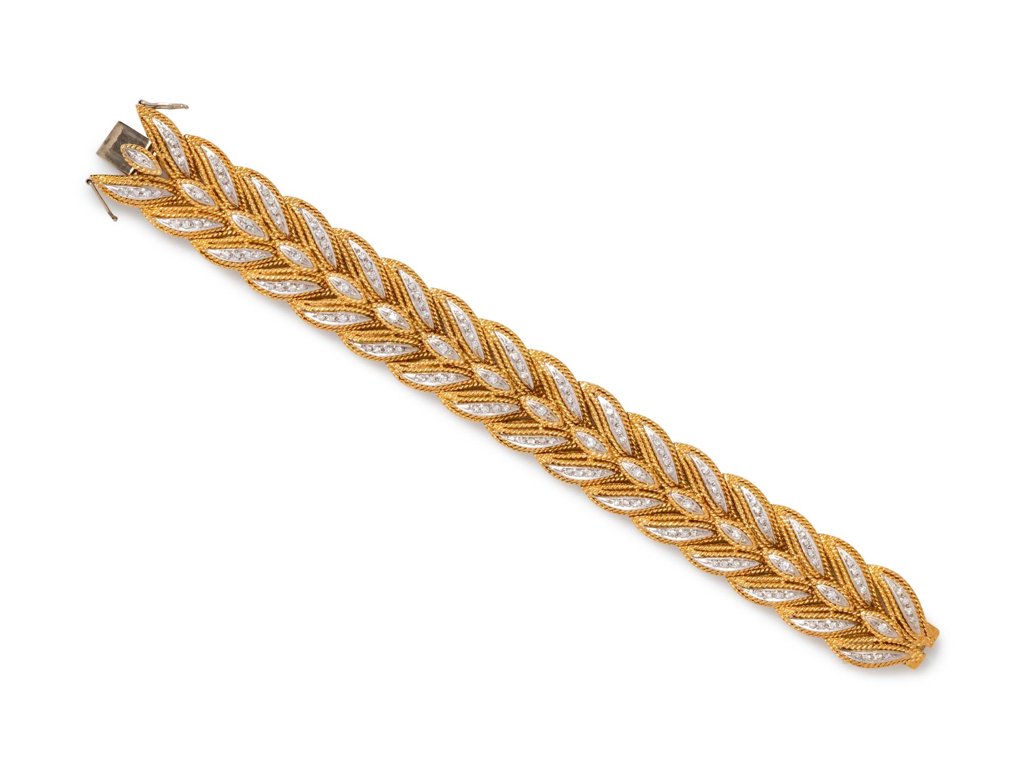 Bicolor Gold and Diamond Bracelet