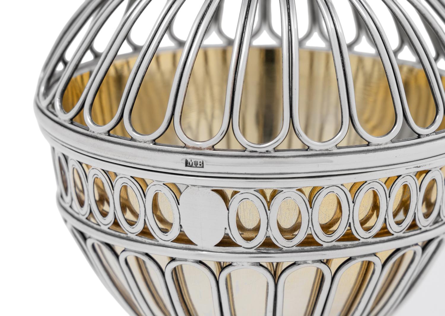 A George III Silver Potpourri Bowl