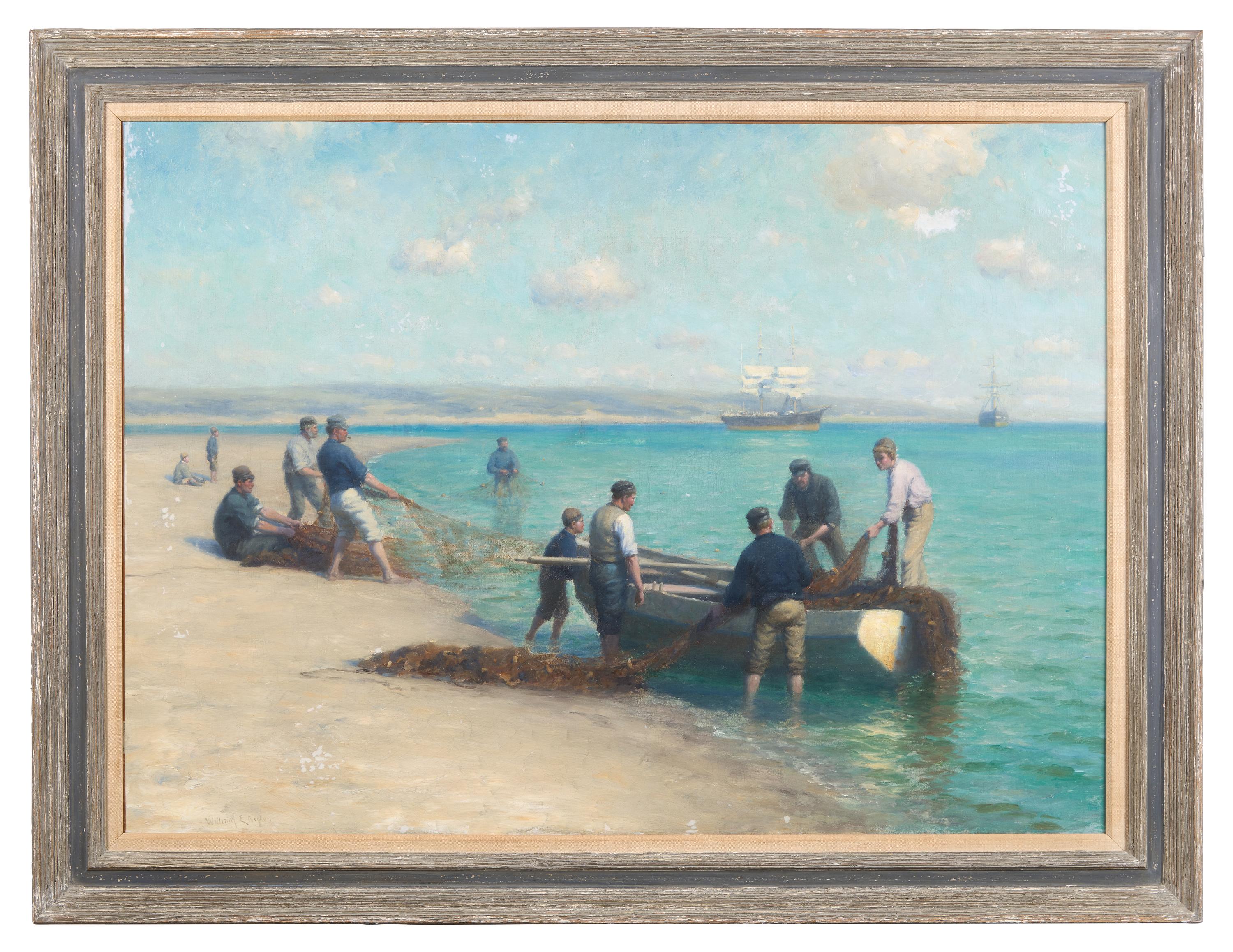 Fishermen at the Beach
