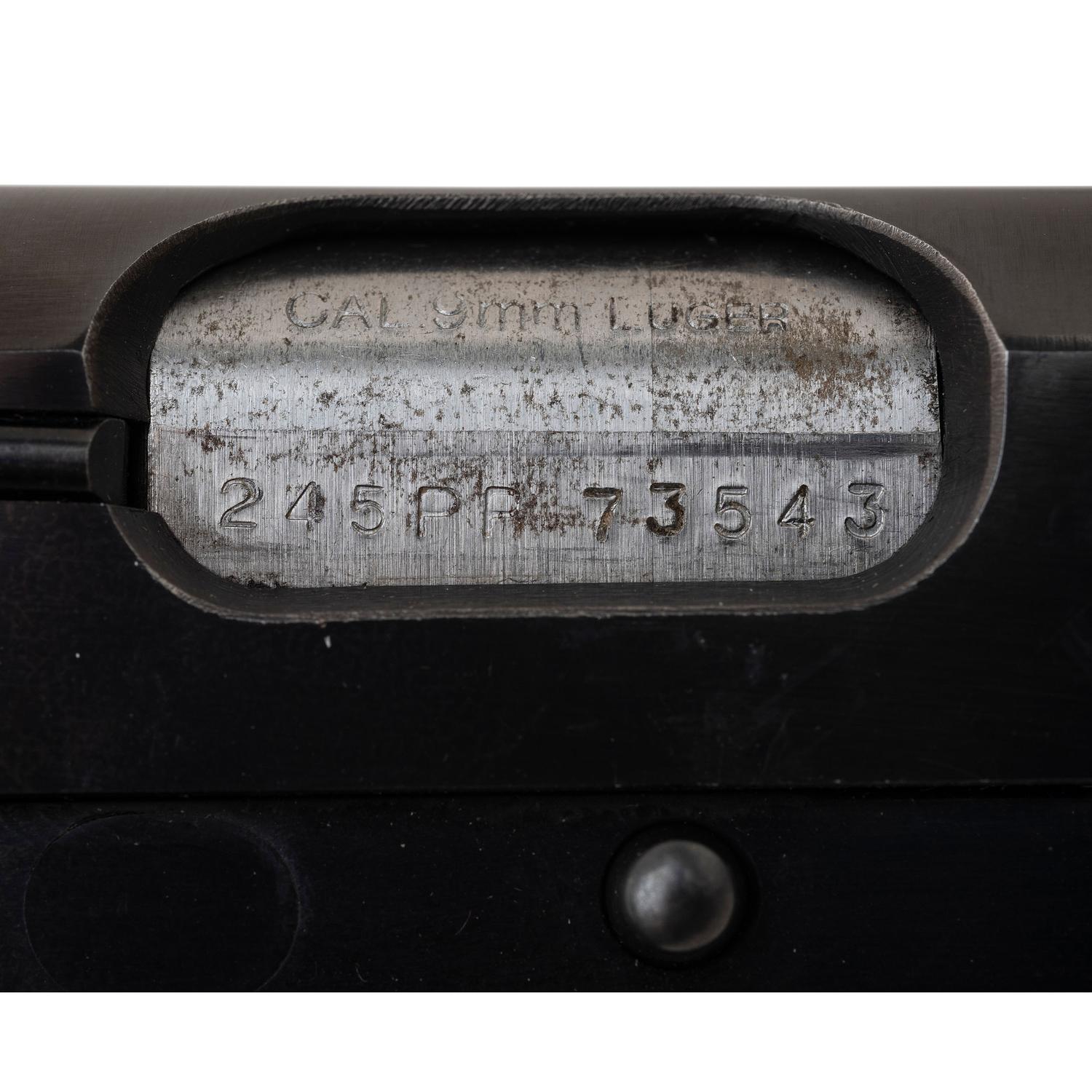 * Browning Hi-Power with Two Magazines and Adjustable Rear Sight