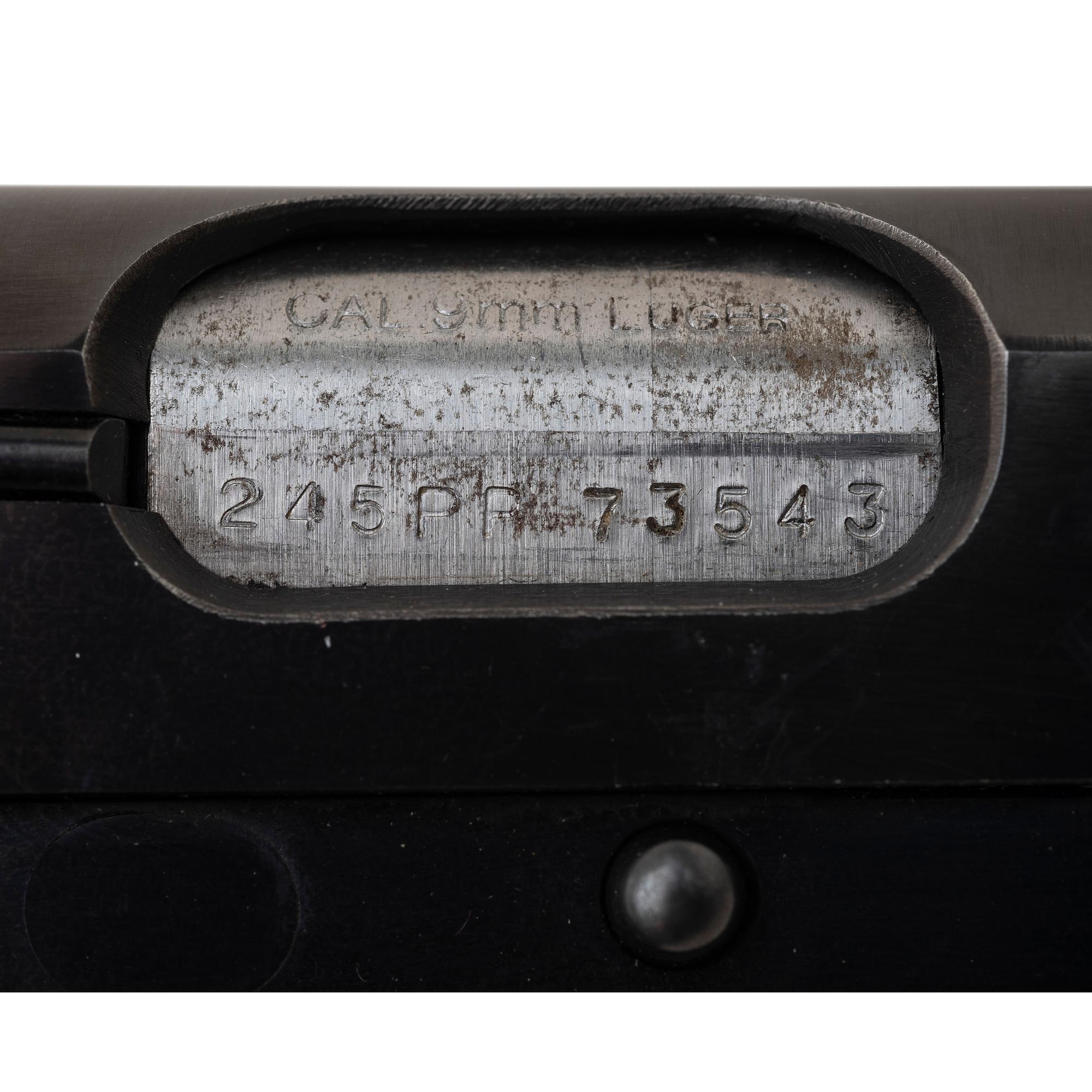 * Browning Hi-Power with Two Magazines and Adjustable Rear Sight