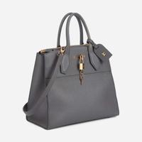 A Louis Vuitton Gray Calf Leather City Steamer MM Louis Vuitton
