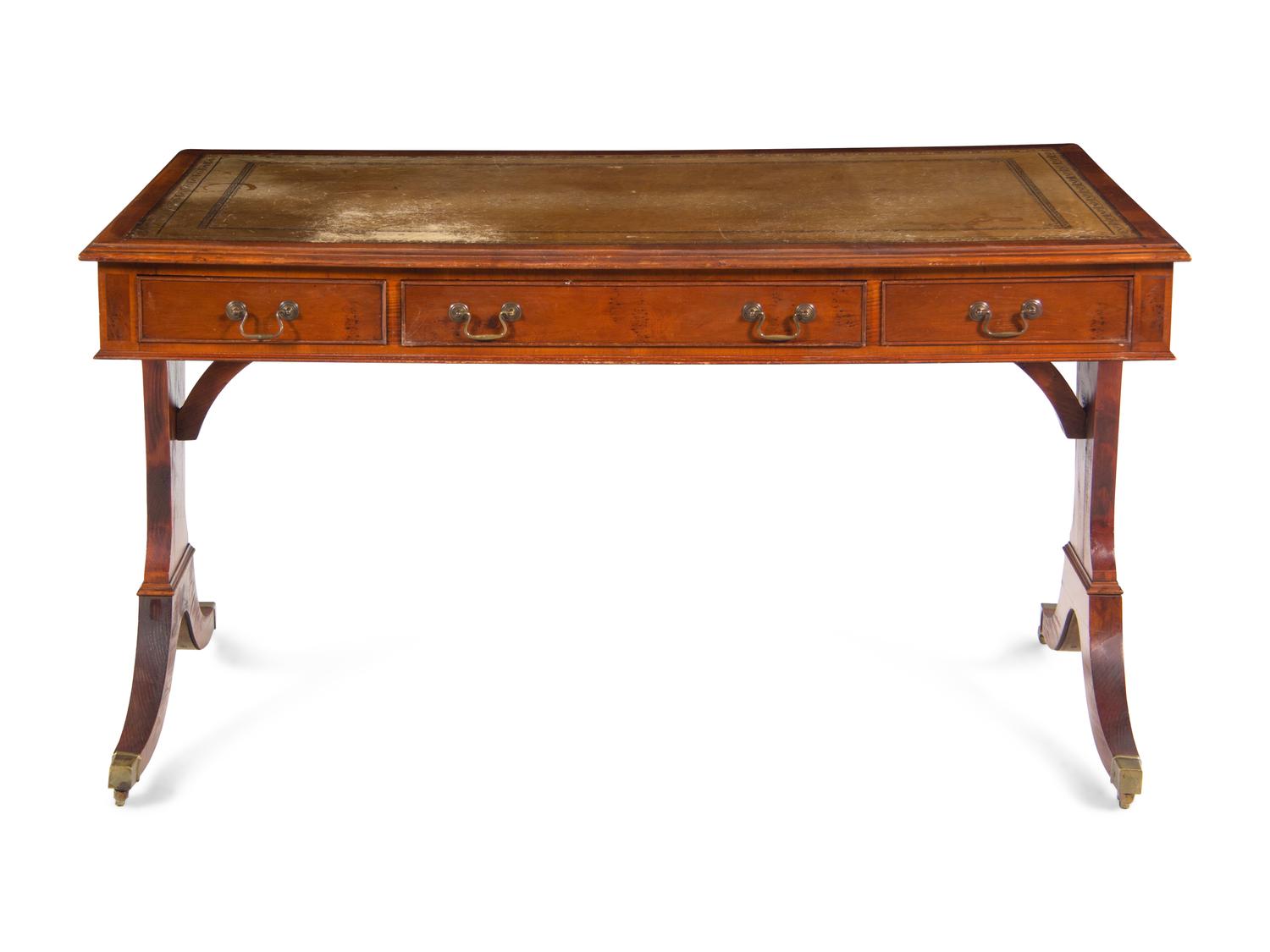 A Regency Style Mahogany Writing Table