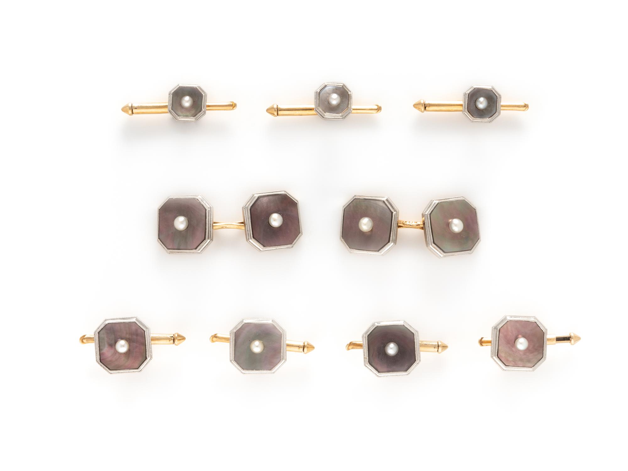 MOTHER-OF-PEARL DRESS SET