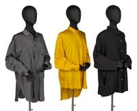 Three Tops by Katharine Hamnett, Yohji Yamamoto, and Sonia Rykiel, 1980-90s