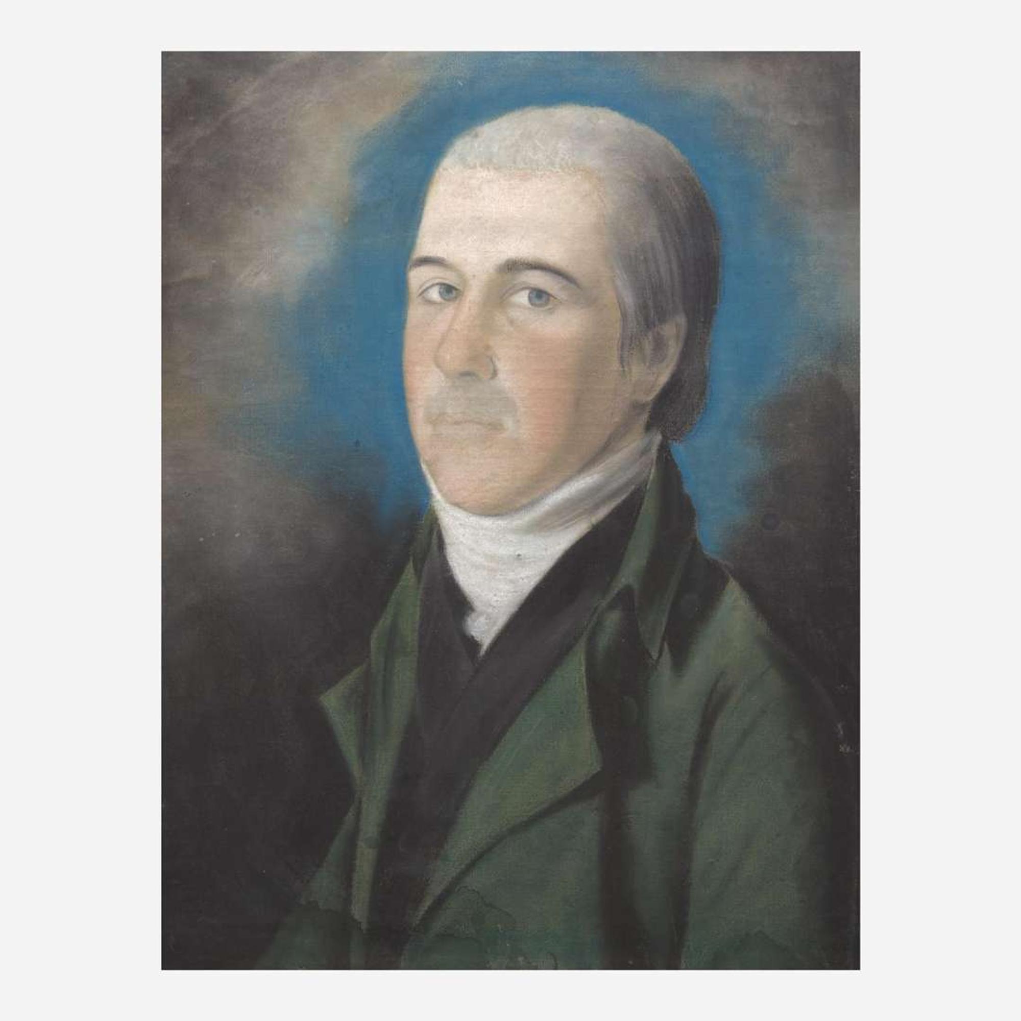 American School 19th century Portrait of Solomon Dickinson (1778-1838), circa 1815