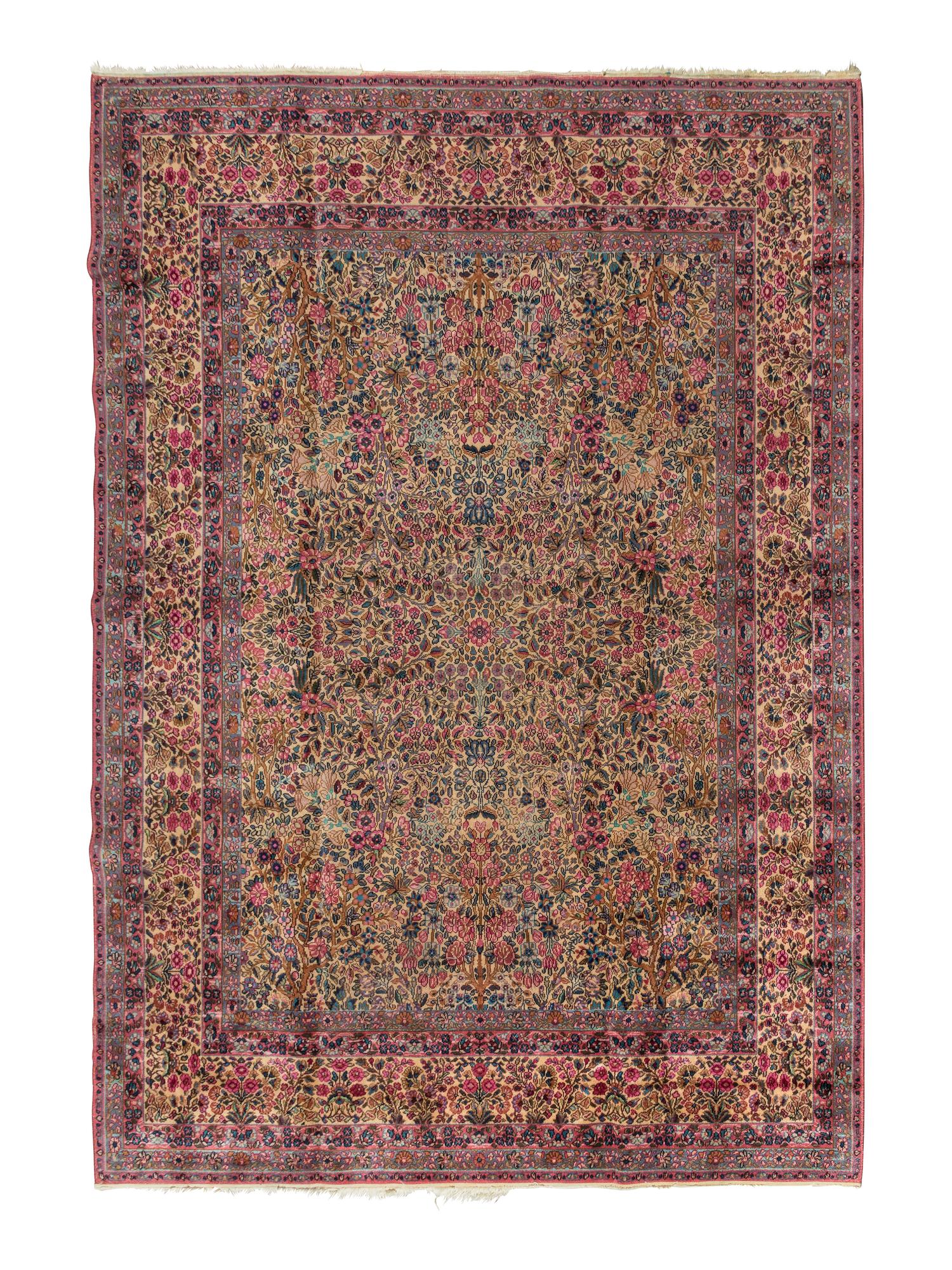 A Kirman Wool Rug