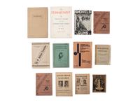 [SOCIALISM] -- [COMMUNISM]. Ephemera from early-20th century far left and progressive politics.