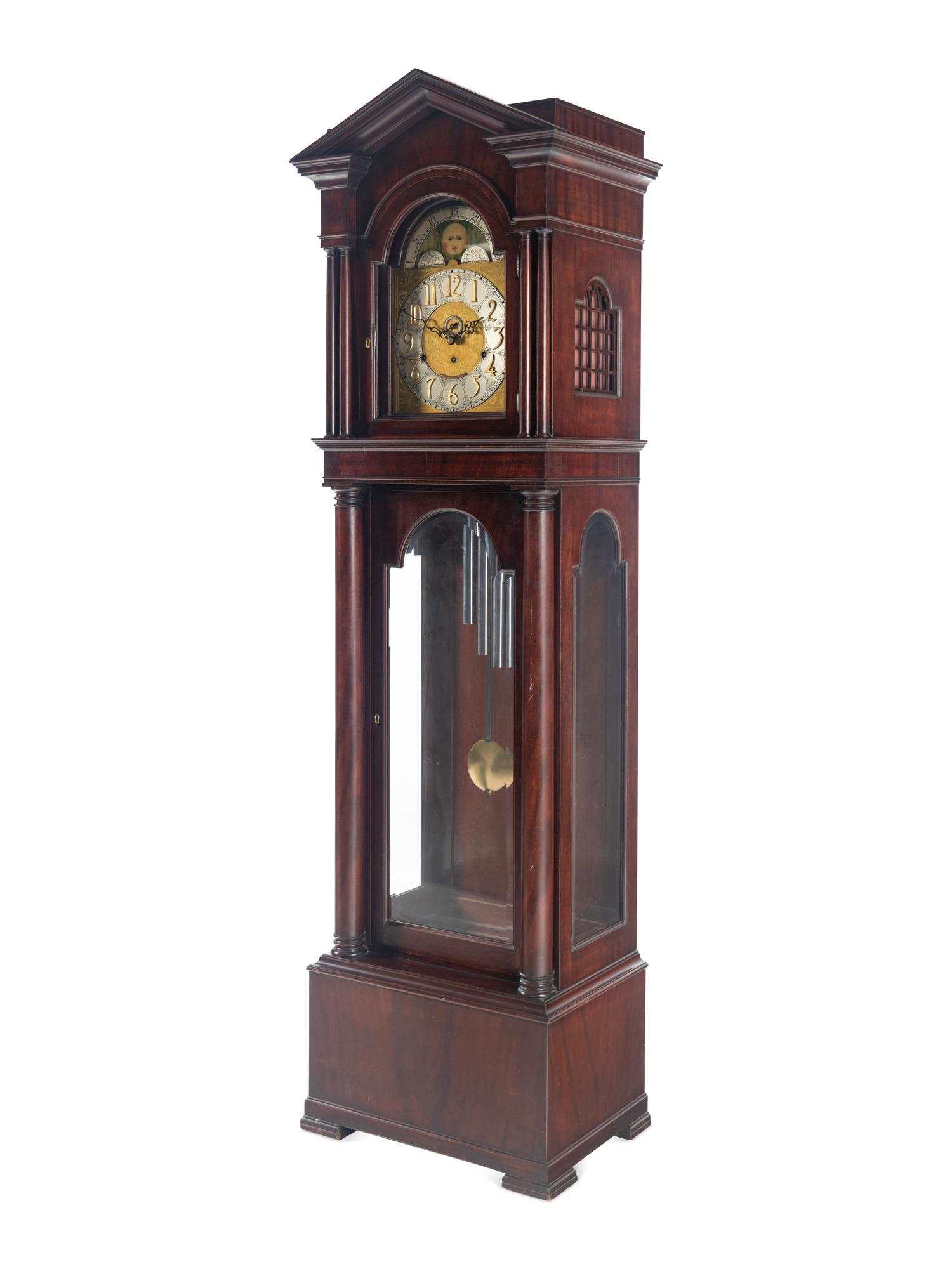 A Mahogany Tall Case Clock