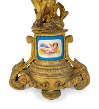 A Pair of Louis XV Style Gilt Bronze Three-Light Candelabrum — 19TH CENTURY