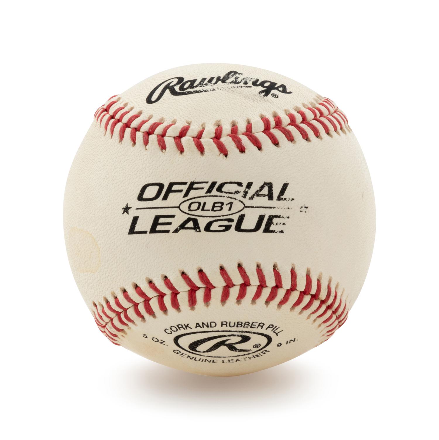 A Bob Costas Single Signed Baseball