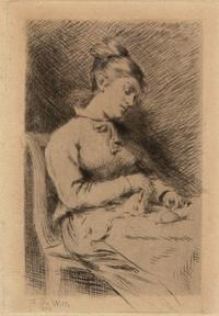 A group of three 20th Century French prints (by Maurice Denis, Adrien de Witte and one signed illegibly)