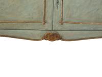 A Swedish Painted and Parcel Gilt Display Cabinet — EARLY 20TH CENTURY