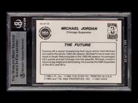 A 1986 Star Michael Jordan Set The Future No. 10 (BGS 9 MINT)