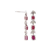 RUBY AND DIAMOND EARRINGS