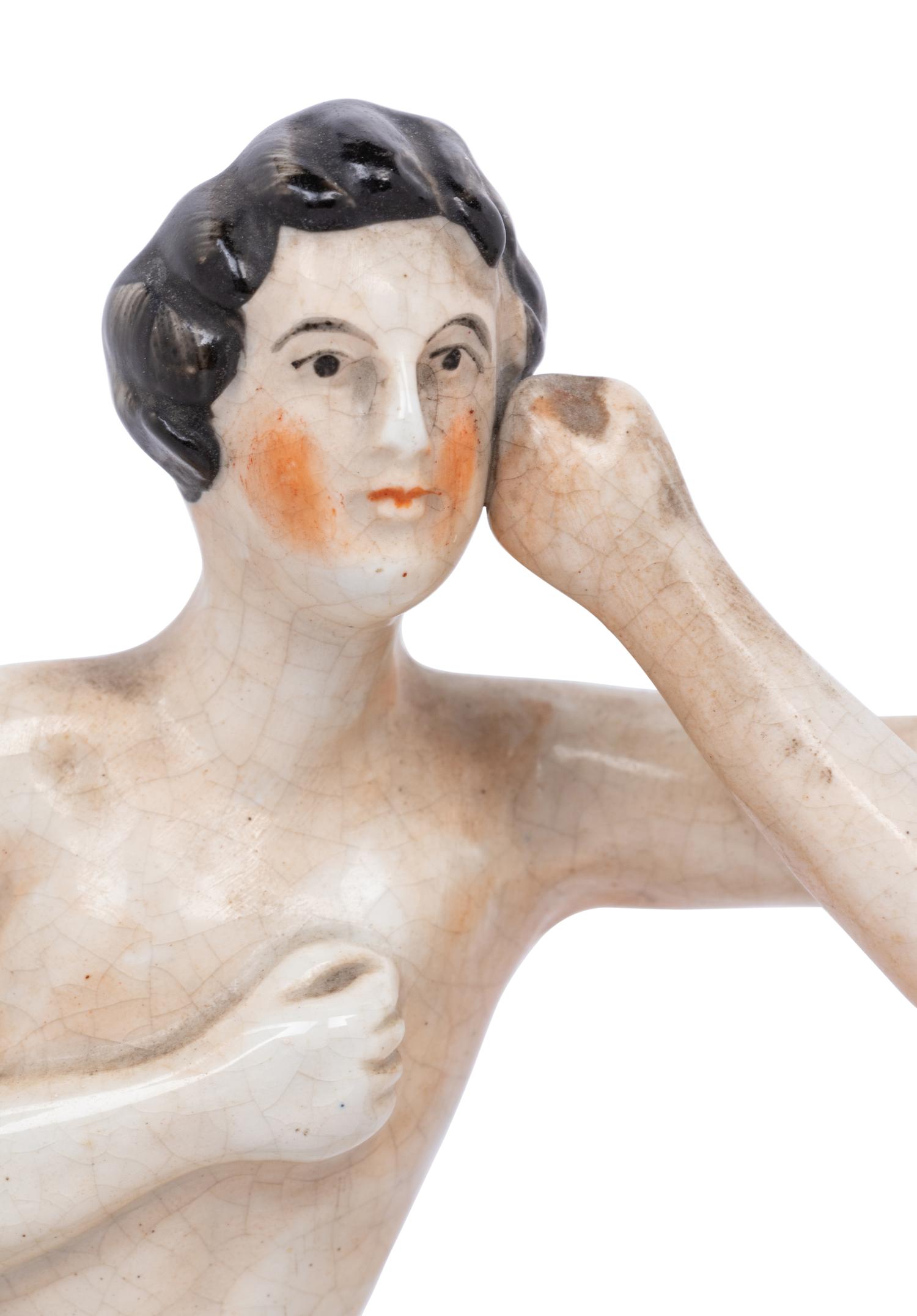 A Staffordshire Earthenware Figural Group