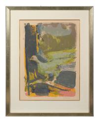 The Forum: Rome , Oiseaux Verts , and Oiseaux Fond Rouge et Rose (a group of three works)