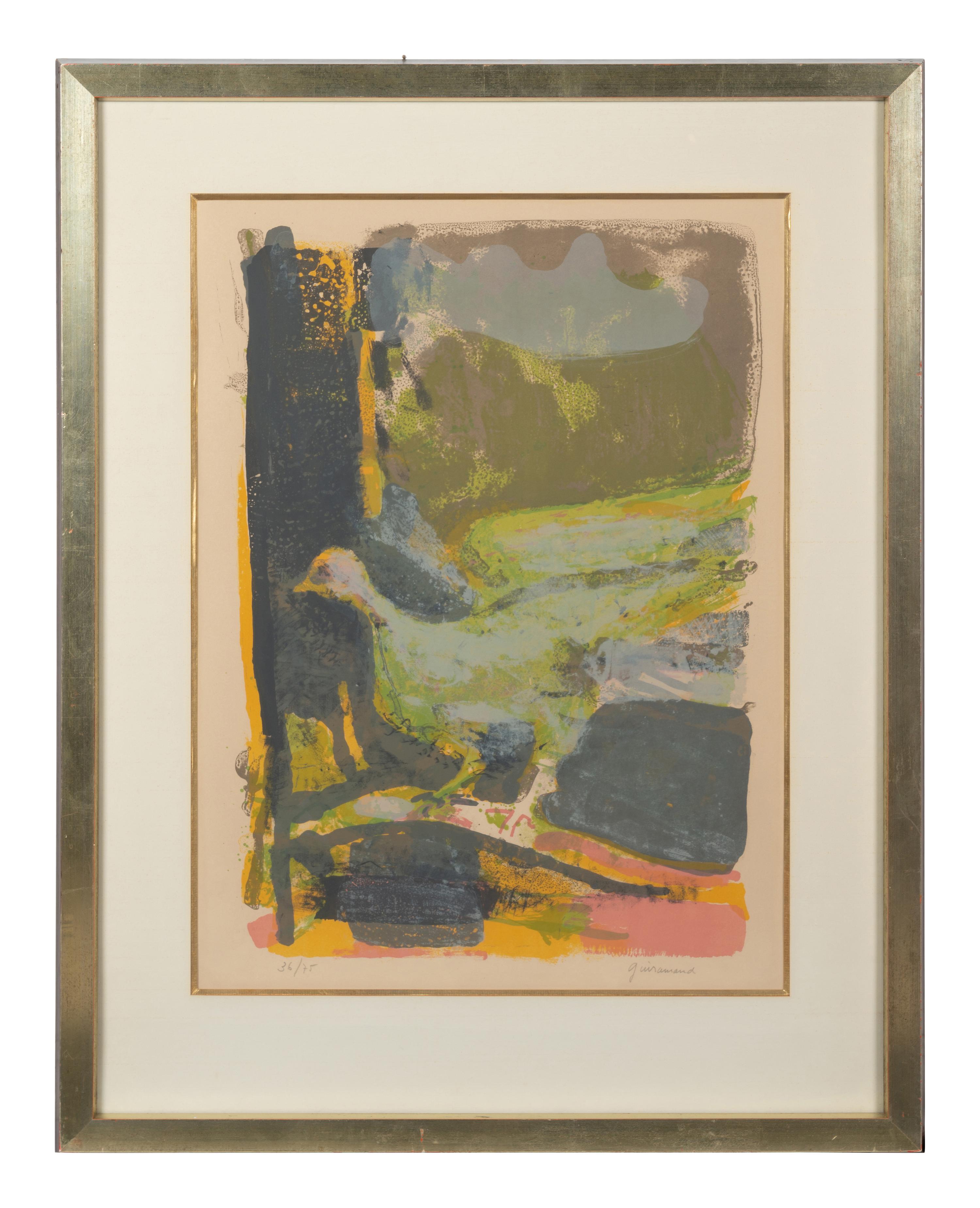 The Forum: Rome , Oiseaux Verts , and Oiseaux Fond Rouge et Rose (a group of three works)