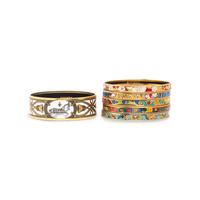 Collection of Bangle Bracelets including one by Hermès
