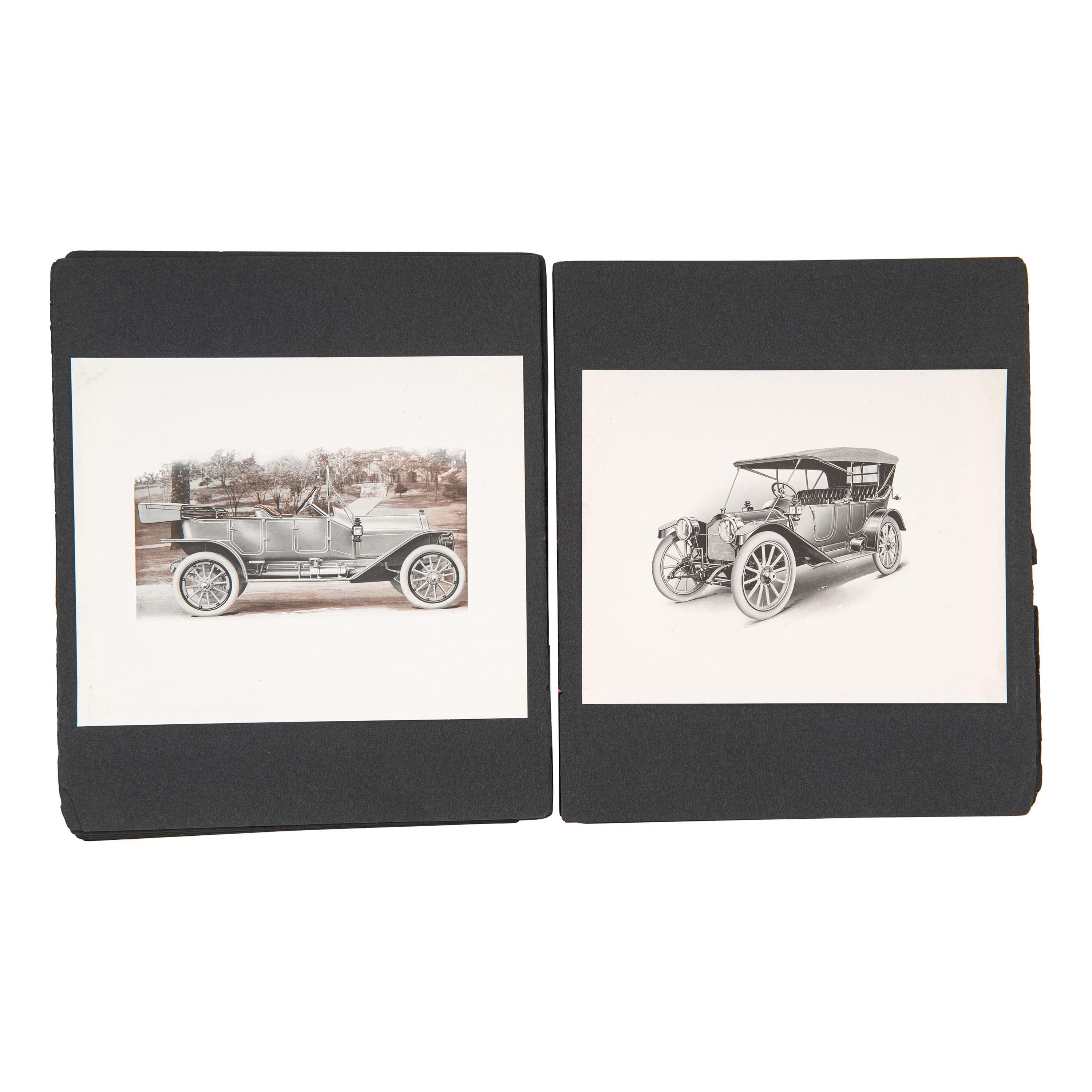 [EARLY PHOTOGRAPHY] -- [TRANSPORTATION]. A group of 59 photographs and engravings of vehicles, incl. bicycles and dirigibles.