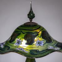 Charles Lotton (American, 1935–2021) — Green Floral Lamp, 2010