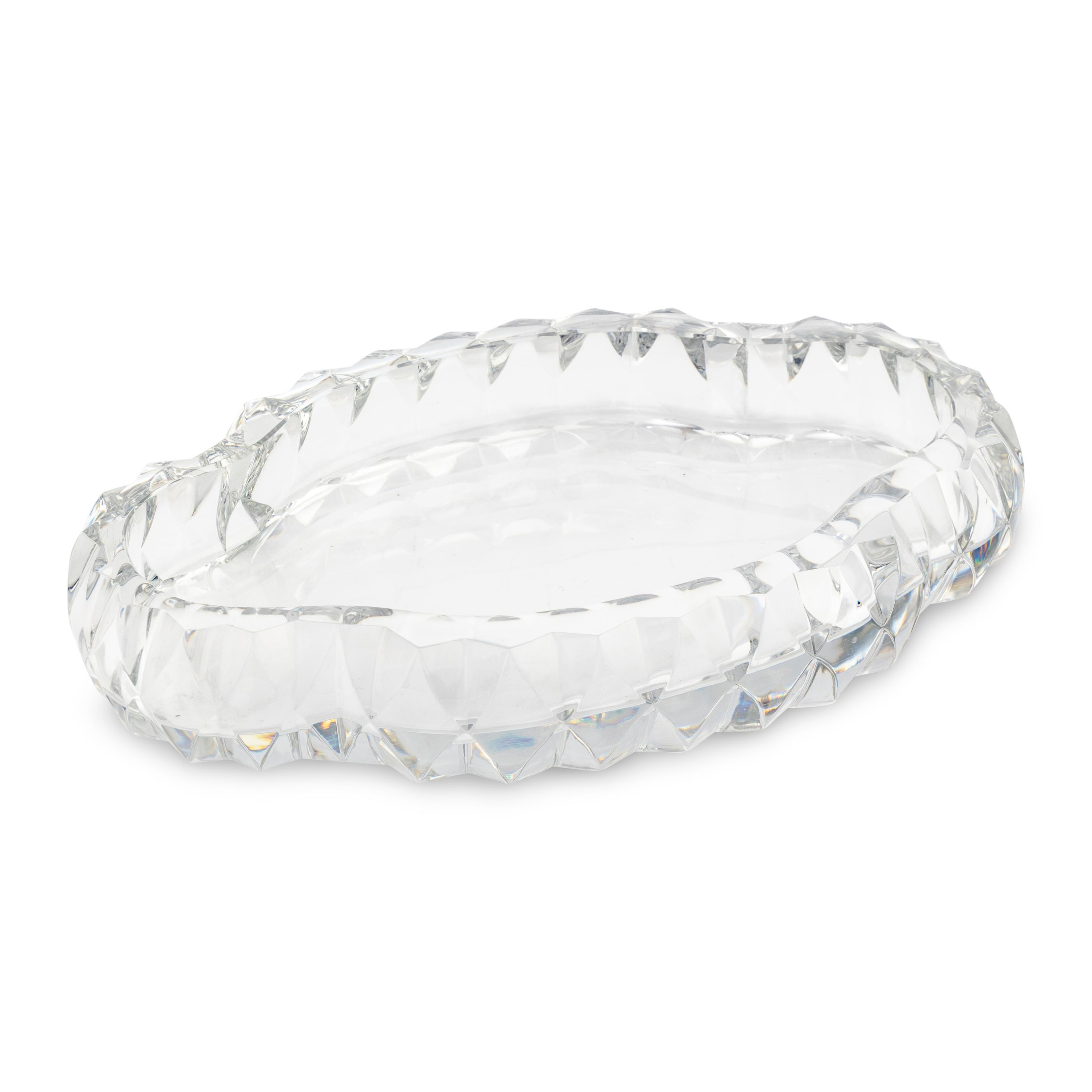 A Baccarat Glass Centerpiece Bowl