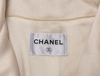 Chanel, Long Cream Tweed Jacket