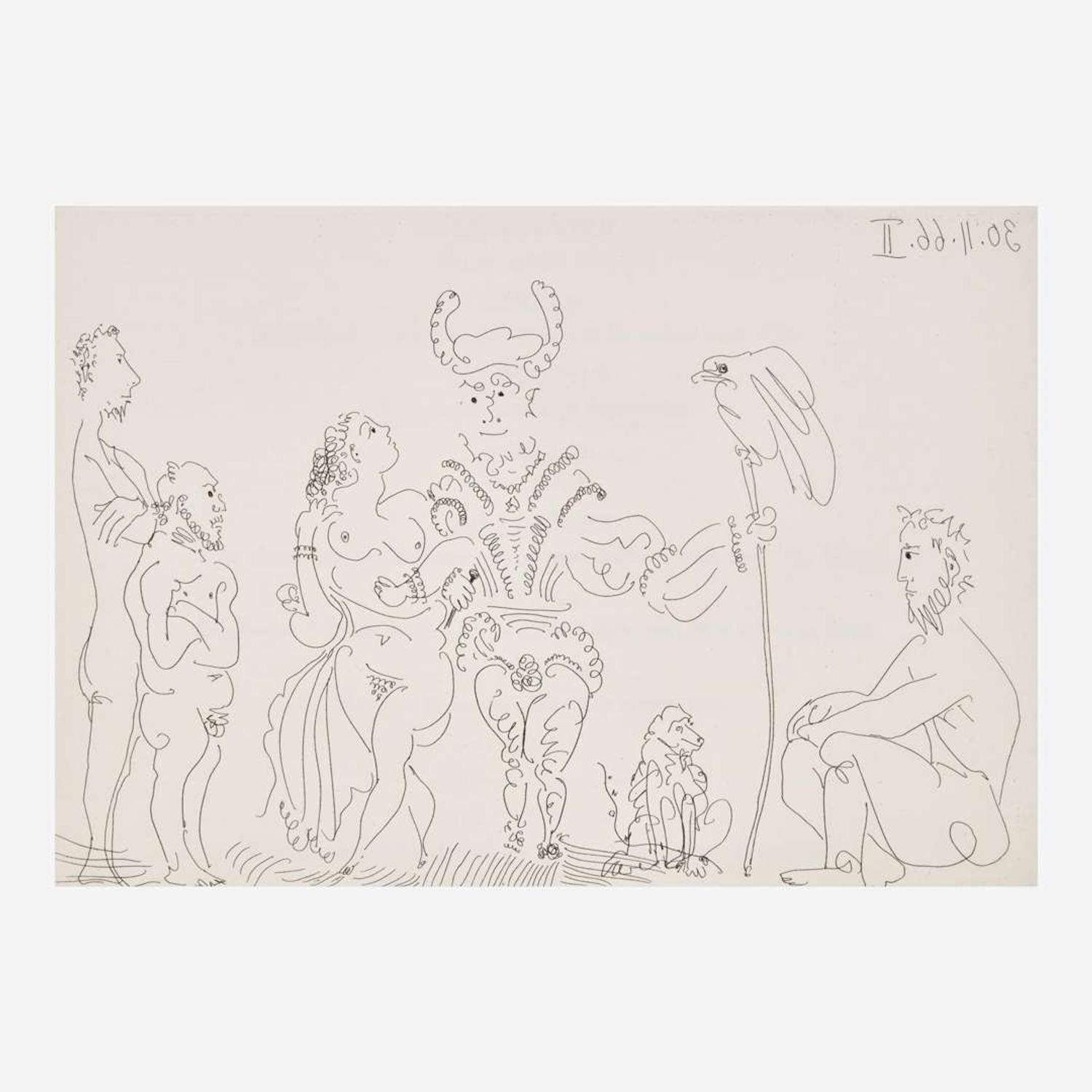 Fernand Crommelynck (Belgian, 1886-1970) and Pablo Picasso (Spanish, 1881-1973) Le Cocu Magnifique