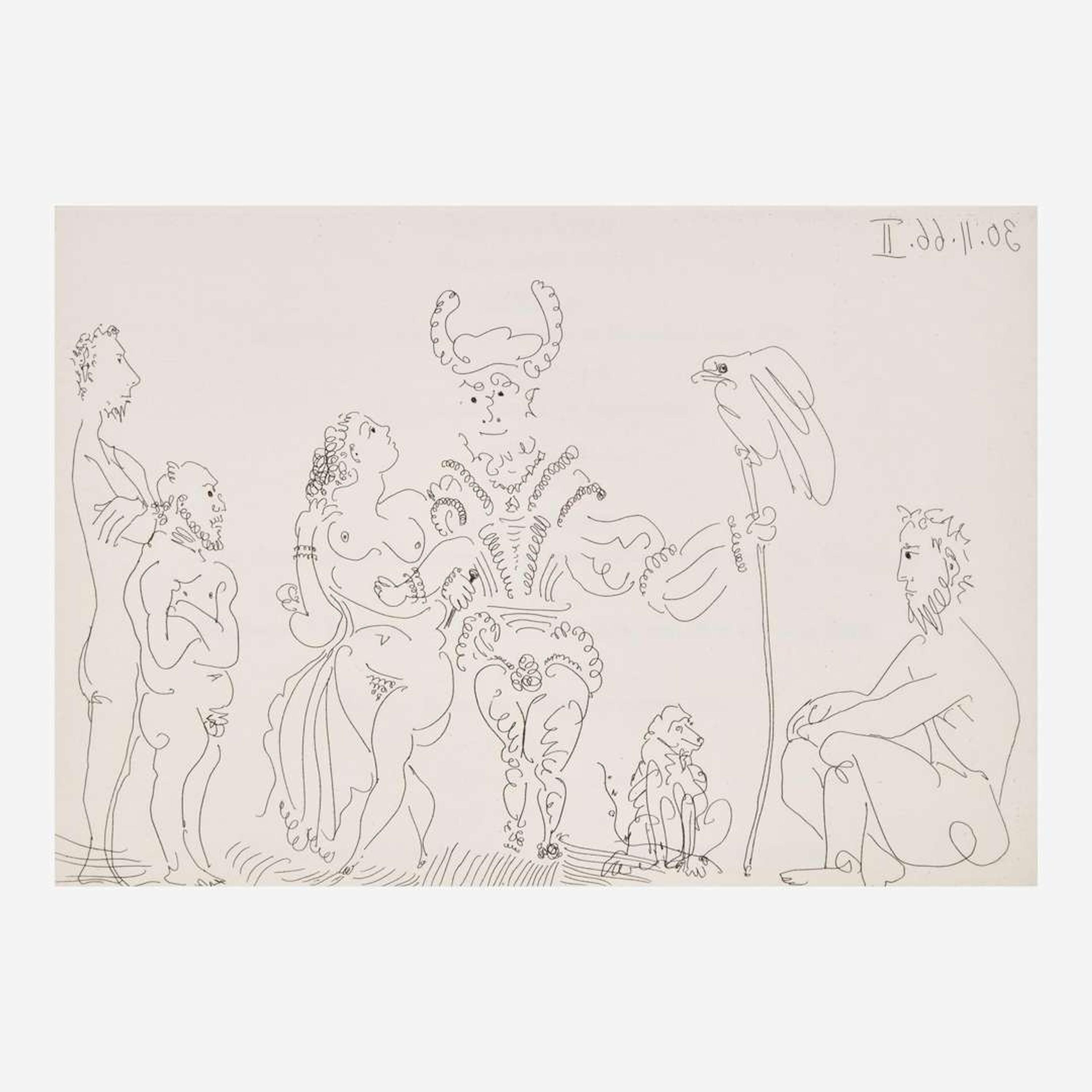 Fernand Crommelynck (Belgian, 1886-1970) and Pablo Picasso (Spanish, 1881-1973) Le Cocu Magnifique