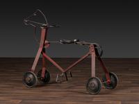 A 'Charlie Horse' Painted Metal Riding Toy