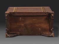 A Federal Inlaid and Figured Cherrywood Cabinet