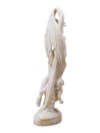 An Italian Alabaster Figural Group