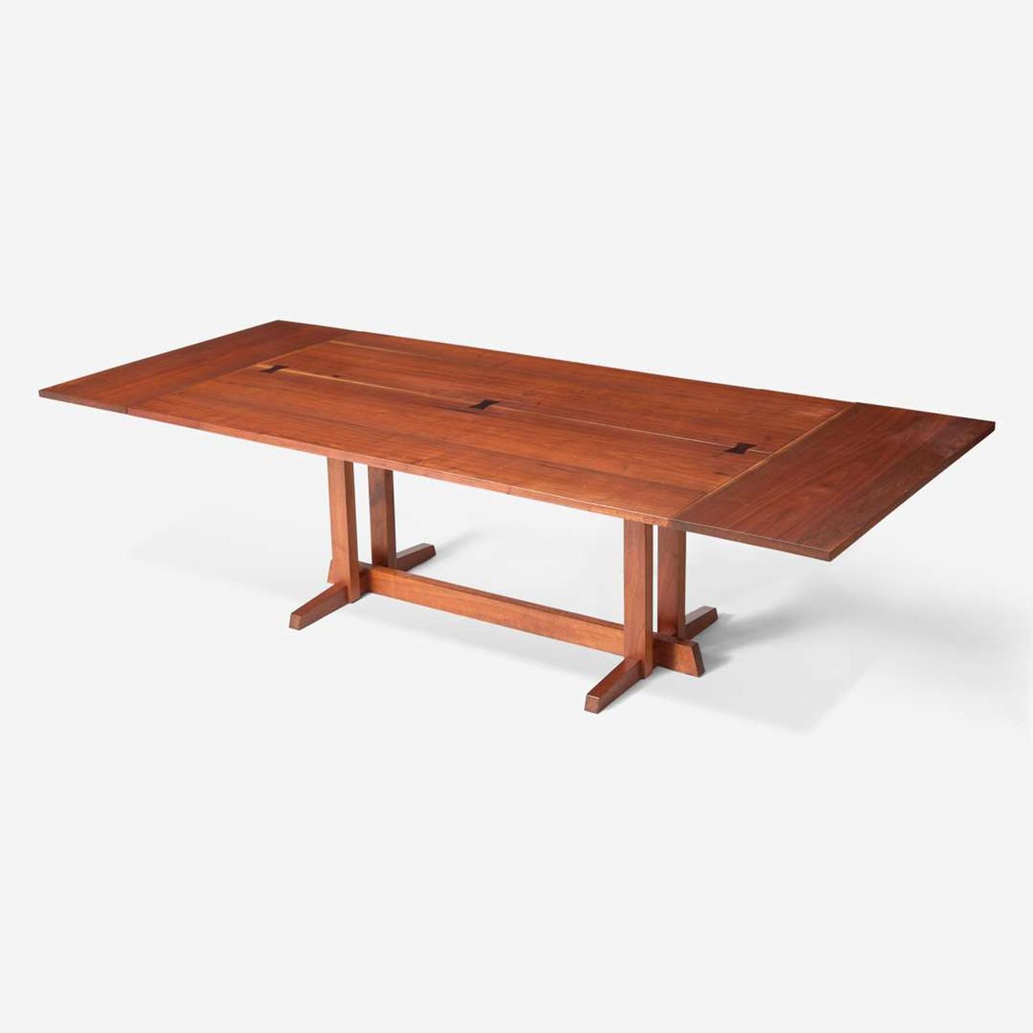 George Nakashima (American, 1905-1990) "Frenchman's Cove II" Extension Dining Table, New Hope, Pennsylvania, 1972