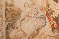 A Pair of Framed Aubusson Style Tapestries