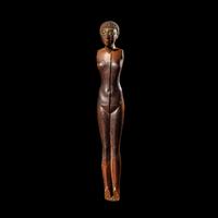 An Egyptian Wood Female Figure