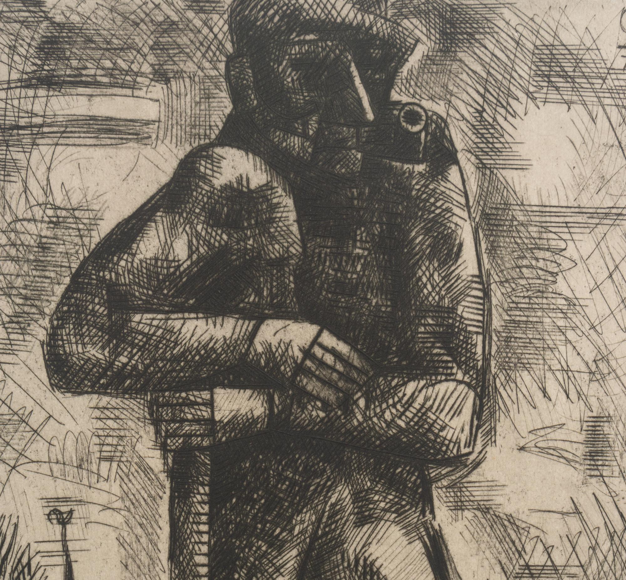 Paysan à la bêche , 1927