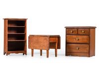 Three Miniature Furniture Articles