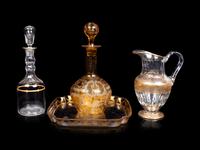 A Collection of Glass Tablewares